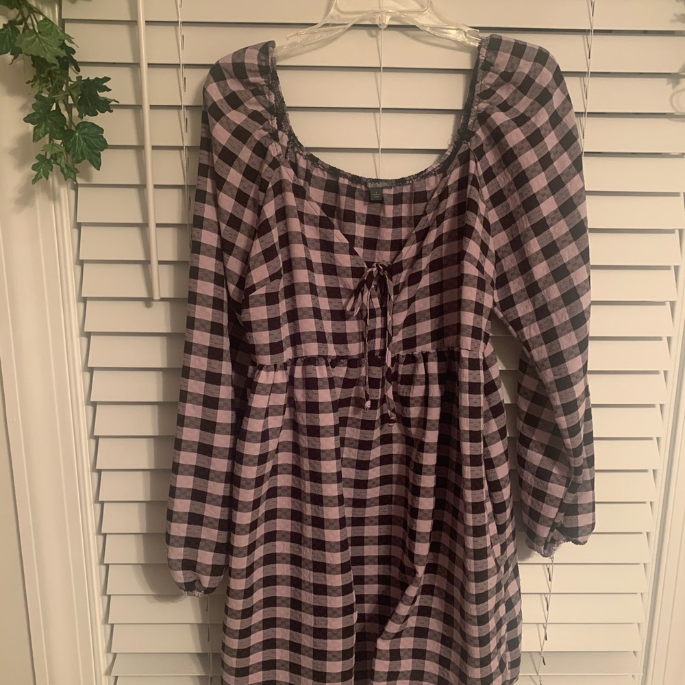 Purple & black wild fable dress